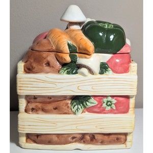 Treasure Craft Cookie Jar Vegetable Crate